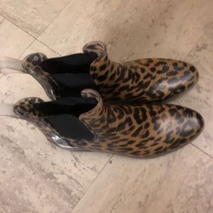 cheetah print booties